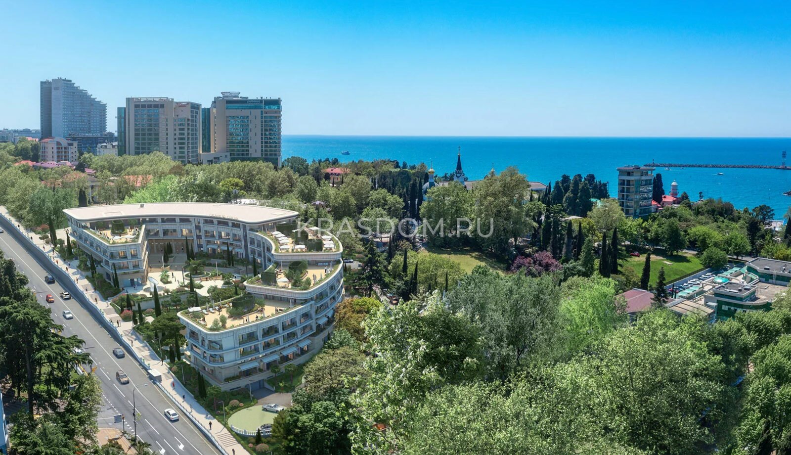 Апарт-отель Grand Cascade (Гранд Каскад) в Сочи, купить апартаменты