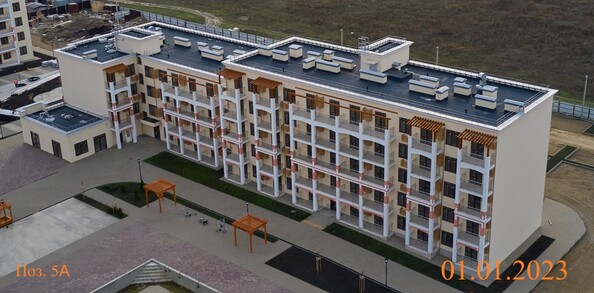 Ход строительства 1 января 2023