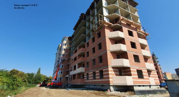 Ход строительства 1 сентября 2022