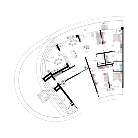 Планировка 3-комн 361,7 м²