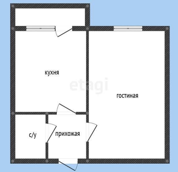 
   Продам 1-комнатную, 45 м², Солнечная ул, 55к20

. Фото 1.