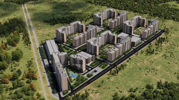 
  Продается 2-комн. квартира 57.2 м², в ЖК Горные высоты, литер 5.2. Фото 2.