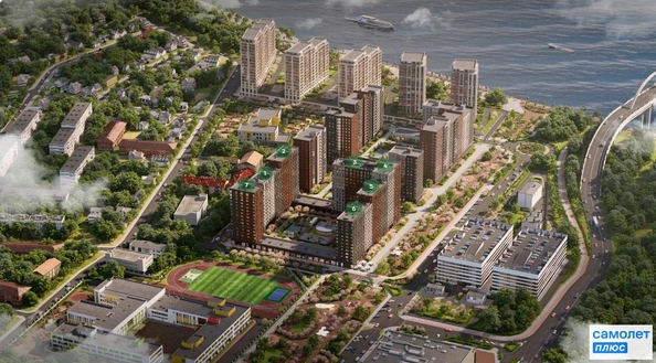 
  Продается студия 36.8 м², в ЖК Green Apple (Грин эпл), блок 1. Фото 6.