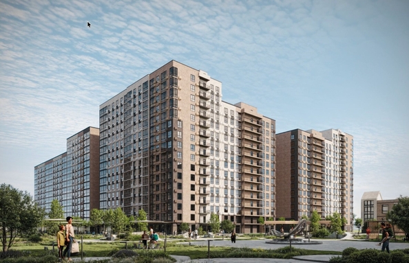 
  Продается 1-комн. квартира 32.33 м², в ЖК Горные высоты, литер 5.1. Фото 1.