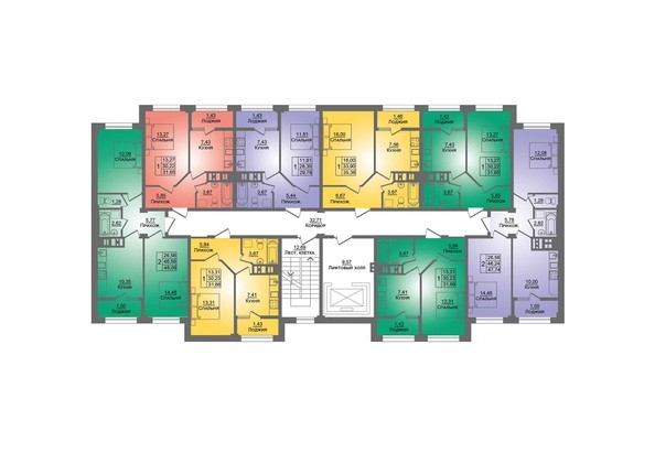 
   Продам 1-комнатную, 31.66 м², Портрет, литера 2

. Фото 1.