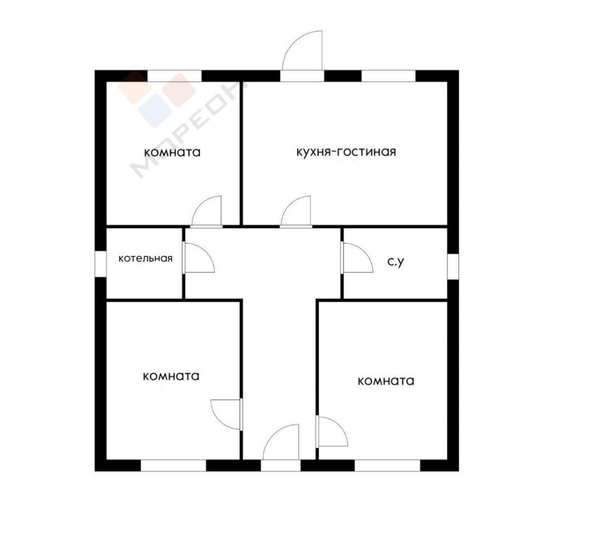 
   Продам дом, 93.1 м², Яблоновский

. Фото 10.