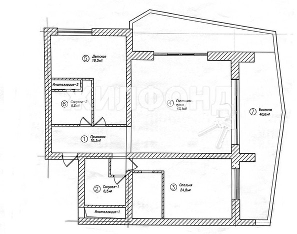 
   Продам 3-комнатную, 150.8 м², , 92/5

. Фото 8.