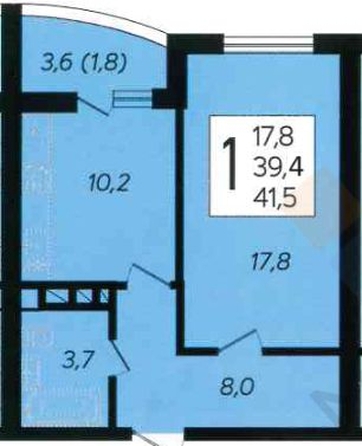 
   Продам 1-комнатную, 39.4 м², Валерия Гассия ул, 4/7лит2

. Фото 27.