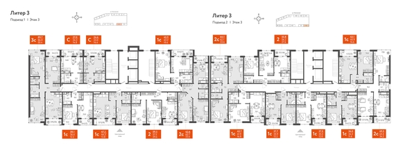 
   Продам 2-комнатную, 59.3 м², Колхозная ул, 5/2 к4

. Фото 1.