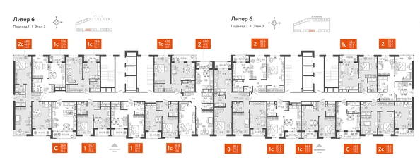 
   Продам 2-комнатную, 60.4 м², Колхозная ул, 5/2 к3

. Фото 1.