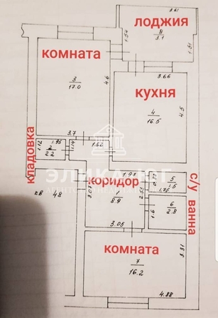 
   Продам 2-комнатную, 68.2 м², 2-й мкр

. Фото 8.