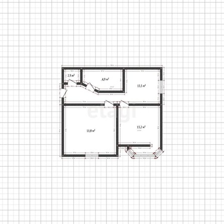 
   Продам 2-комнатную, 44.9 м², Казбекская ул, 18

. Фото 6.