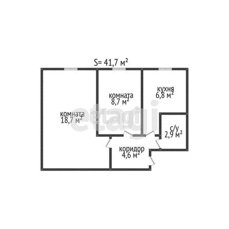 
   Продам 2-комнатную, 42.5 м², Ставропольская ул, 266

. Фото 15.