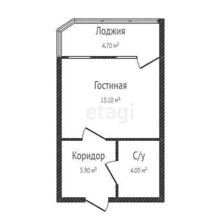 
   Продам студию, 25 м², Конгрессная ул, 33

. Фото 25.