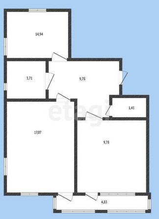 
   Продам 2-комнатную, 57.9 м², Византийская ул, 9

. Фото 13.