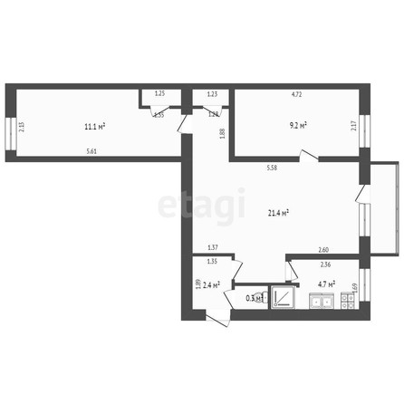 
   Продам 3-комнатную, 50.4 м², Ставропольская ул, 101

. Фото 17.