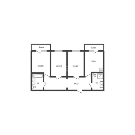 
   Продам 3-комнатную, 68.3 м², Крылатская ул, 21

. Фото 1.