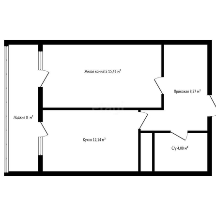 
   Продам 1-комнатную, 40.3 м², Старокубанская ул, 137/1

. Фото 1.