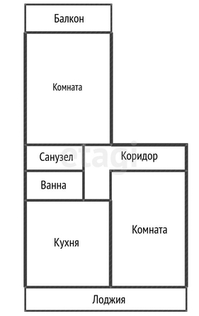 
   Продам 2-комнатную, 52.8 м², Зеленоградская ул, 43

. Фото 27.