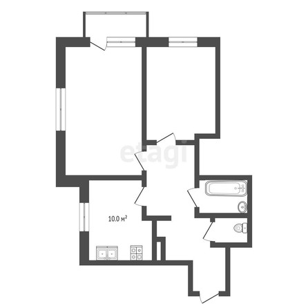 
   Продам 2-комнатную, 60.8 м², Византийская ул, 1

. Фото 17.