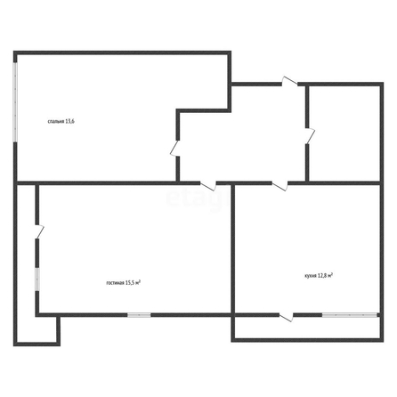 
   Продам 2-комнатную, 51.8 м², Конгрессная ул, 41/1

. Фото 1.