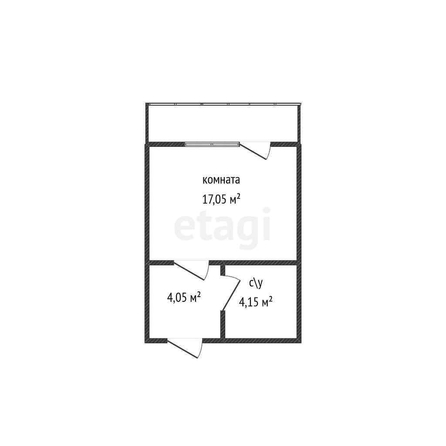 
   Продам студию, 22.3 м², Тургенева ул, 33/1  10

. Фото 8.