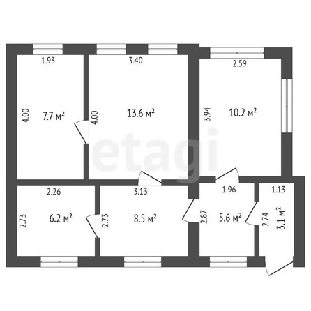 
   Продам дом, 54.9 м², Краснодар

. Фото 17.