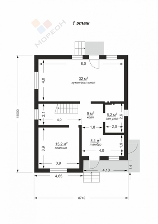 
   Продам дом, 150 м², Краснодар

. Фото 32.