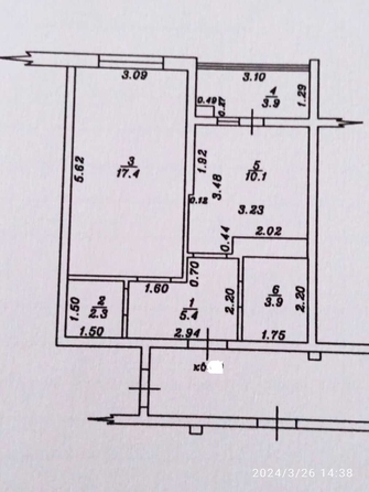 
   Продам 1-комнатную, 44 м², Шевченко ул, 288к1

. Фото 2.