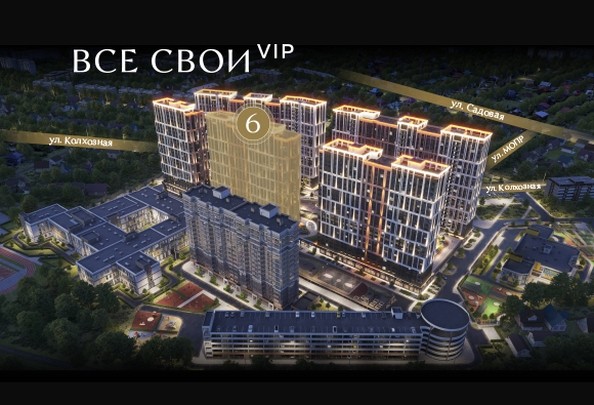 
   Продам 1-комнатную, 39.7 м², Все Свои VIP, литера 6

. Фото 27.