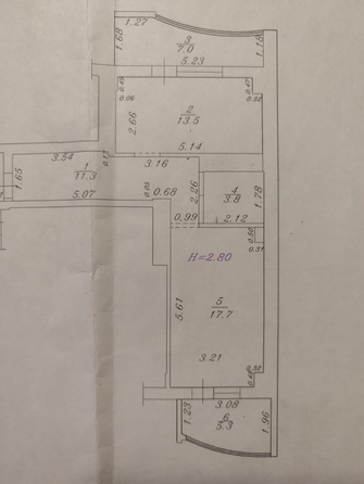 
   Продам 1-комнатную, 59 м², Промышленная ул, 9

. Фото 5.