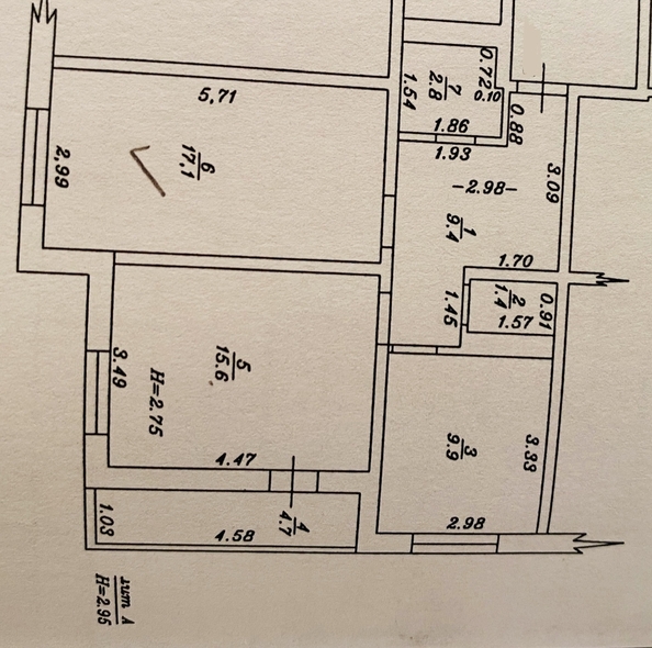 
   Продам 2-комнатную, 61 м², Краснодарская ул, 64Бк1

. Фото 16.