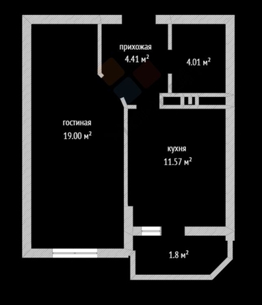 
   Продам 1-комнатную, 42 м², Героя Яцкова И.В. ул, 19к1

. Фото 6.