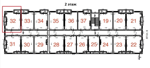 
   Продам 1-комнатную, 32 м², Лескова ул, 25

. Фото 7.