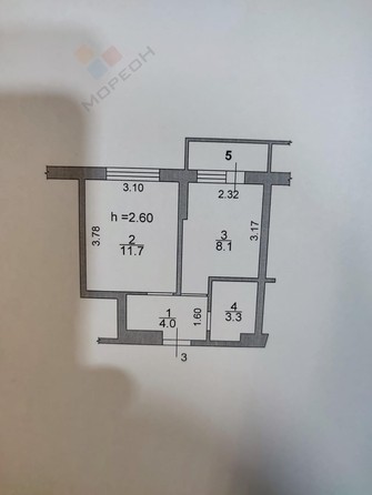 
   Продам 1-комнатную, 27.1 м², им. Мечникова И.И. ул (Березовый п), 1

. Фото 17.