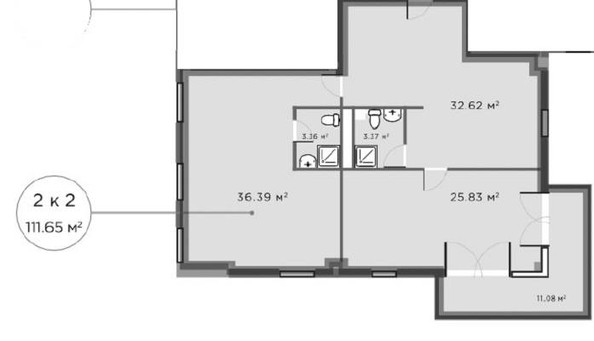 
   Продам 3-комнатную, 111.65 м², Есауленко ул, 9

. Фото 2.