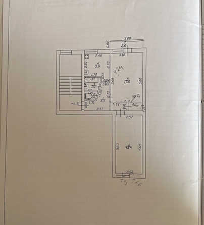 
   Продам 2-комнатную, 48 м², Горького ул, 70

. Фото 15.