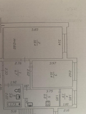 
   Продам 2-комнатную, 46 м², Ленина ул, 167

. Фото 4.