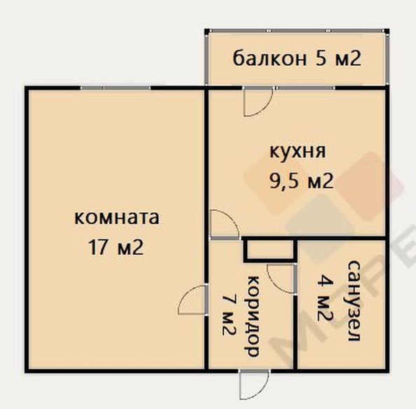 
   Продам 1-комнатную, 37.4 м², 3-я Целиноградская ул, 16

. Фото 2.