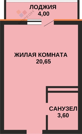 
   Продам студию, 24.9 м², краеведа Соловьёва В.А. ул, 6

. Фото 6.