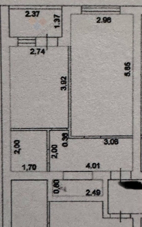 
   Продам 1-комнатную, 40.3 м², Октябрьская ул, 12/1

. Фото 2.