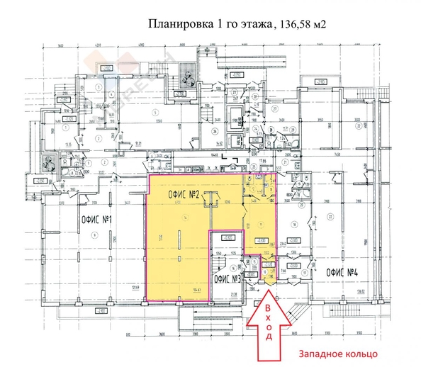 
   Сдам торговое помещение, 136 м², Марины Цветаевой ул, 17к1

. Фото 5.