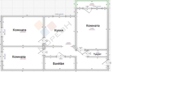 
   Продам 3-комнатную, 54.8 м², Черкасская ул, 135

. Фото 24.