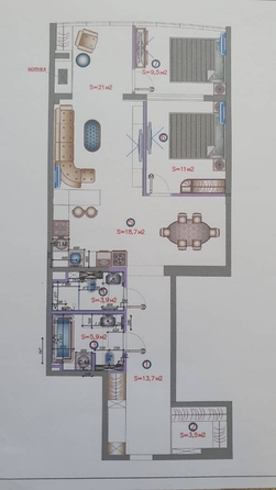 
   Продам 3-комнатную, 95 м², Московская ул, 10

. Фото 2.