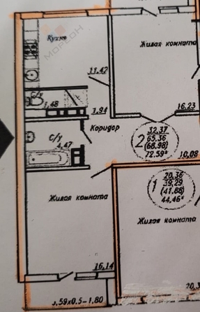 
   Продам 2-комнатную, 61.1 м², Академика Лукьяненко П.П. ул, 18

. Фото 7.