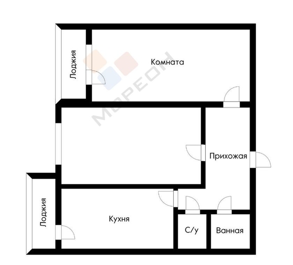 
   Продам 2-комнатную, 60.7 м², Шевцова ул, 36/1

. Фото 2.