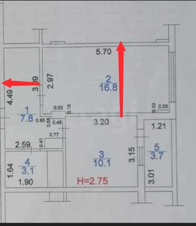 
   Продам 1-комнатную, 38 м², Шевченко ул, 288Ак2

. Фото 14.