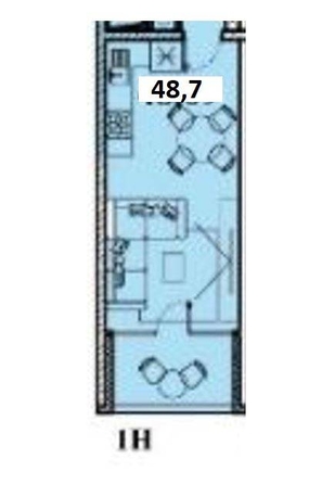 
   Продам 2-комнатную, 48.7 м², Депутатская ул, 10Б/1

. Фото 7.