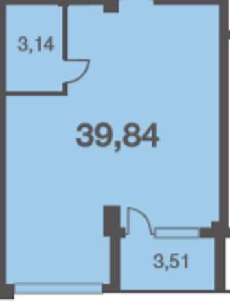 
   Продам 2-комнатную, 39.84 м², Старошоссейная ул, 5с9

. Фото 2.