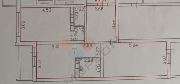 
   Продам 2-комнатную, 60.5 м², Черкасская ул, 133

. Фото 7.